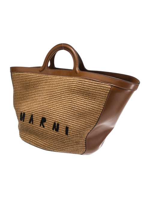 Marni Straw Shoulder Bag