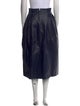 Marni Leather Midi Length Skirt
