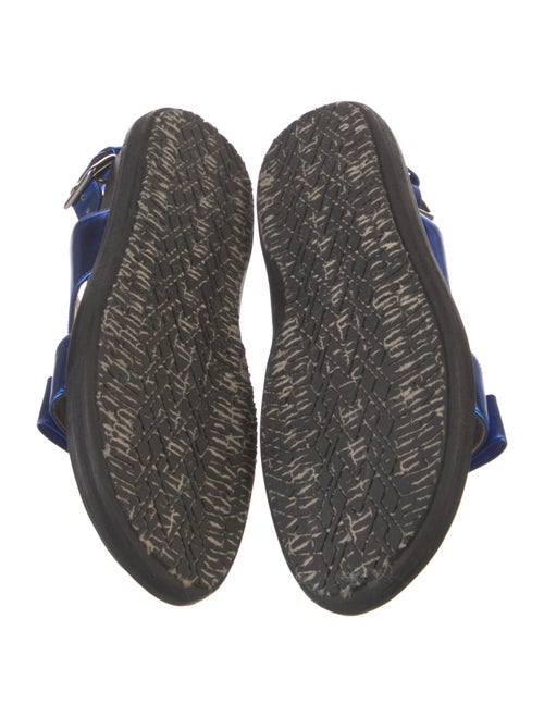 Marni Leather Bow Accents Slingback Sandals