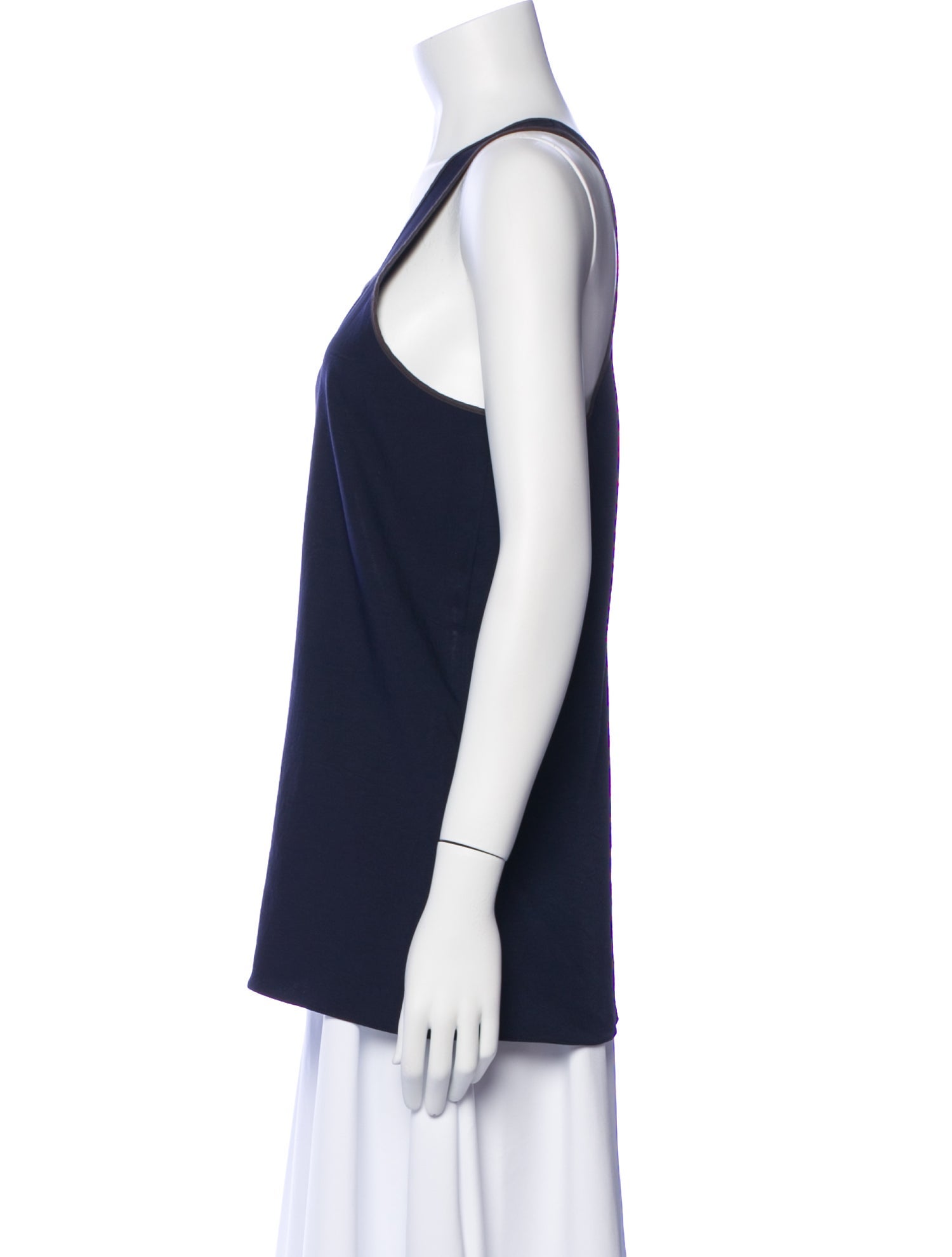 Marni Scoop Neck Sleeveless Top