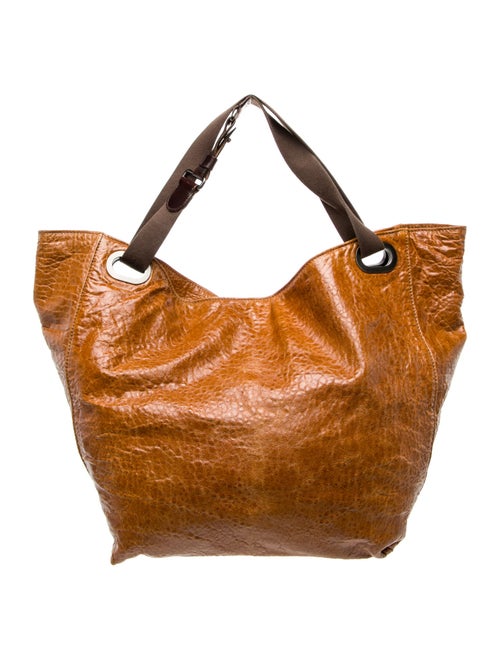 Marni Embossed Leather Hobo