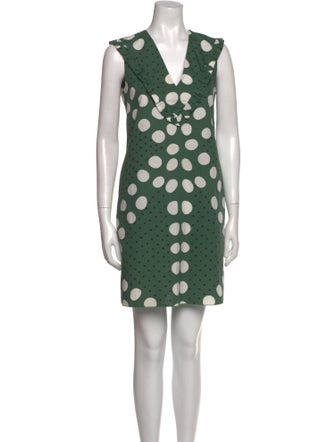 Marni Polka Dot Print Mini Dress