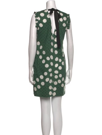 Marni Polka Dot Print Mini Dress