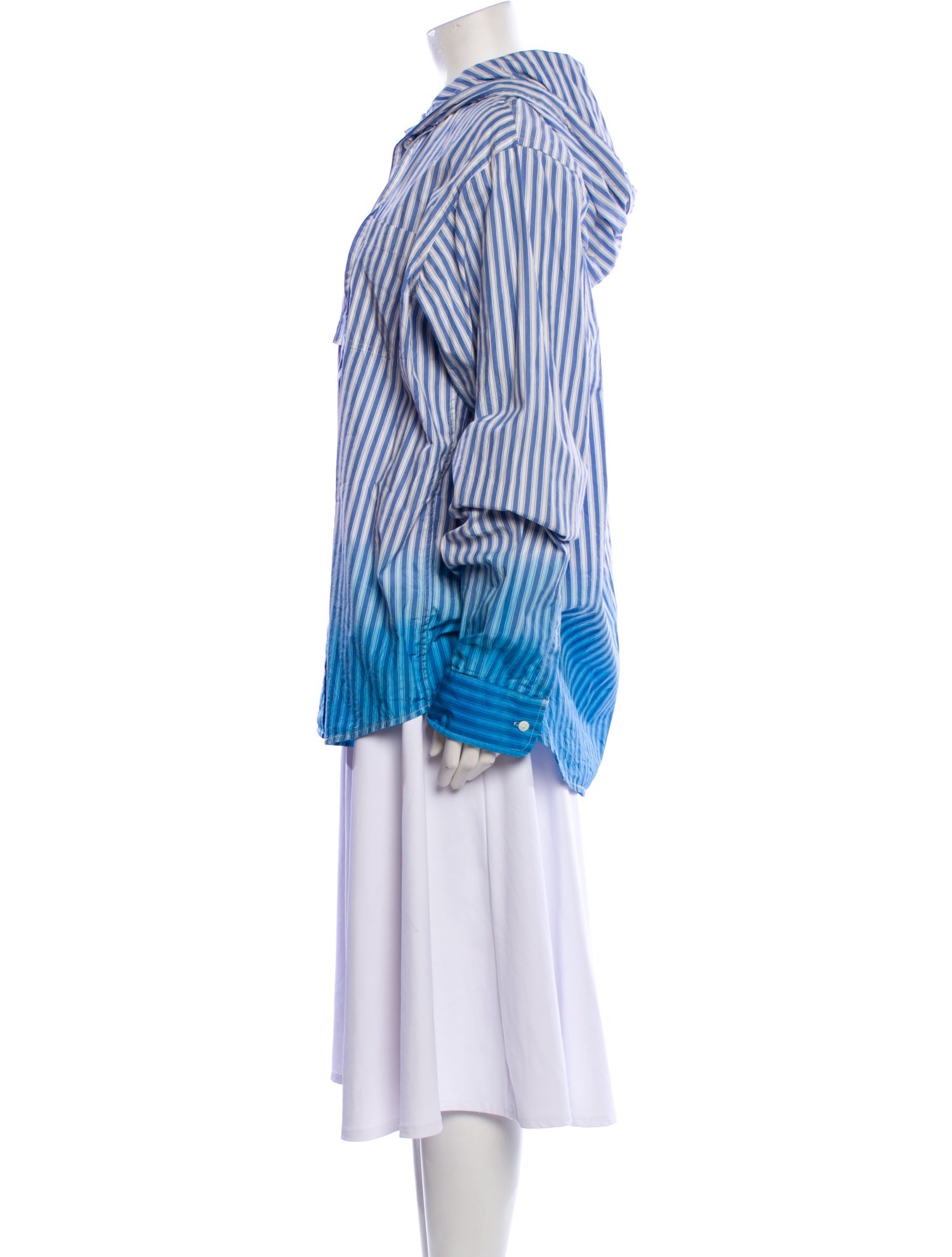 Marni Striped Mock Neck Sweater