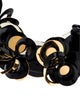 Marni Resin & Glass Silk Ribbon Collar Necklace