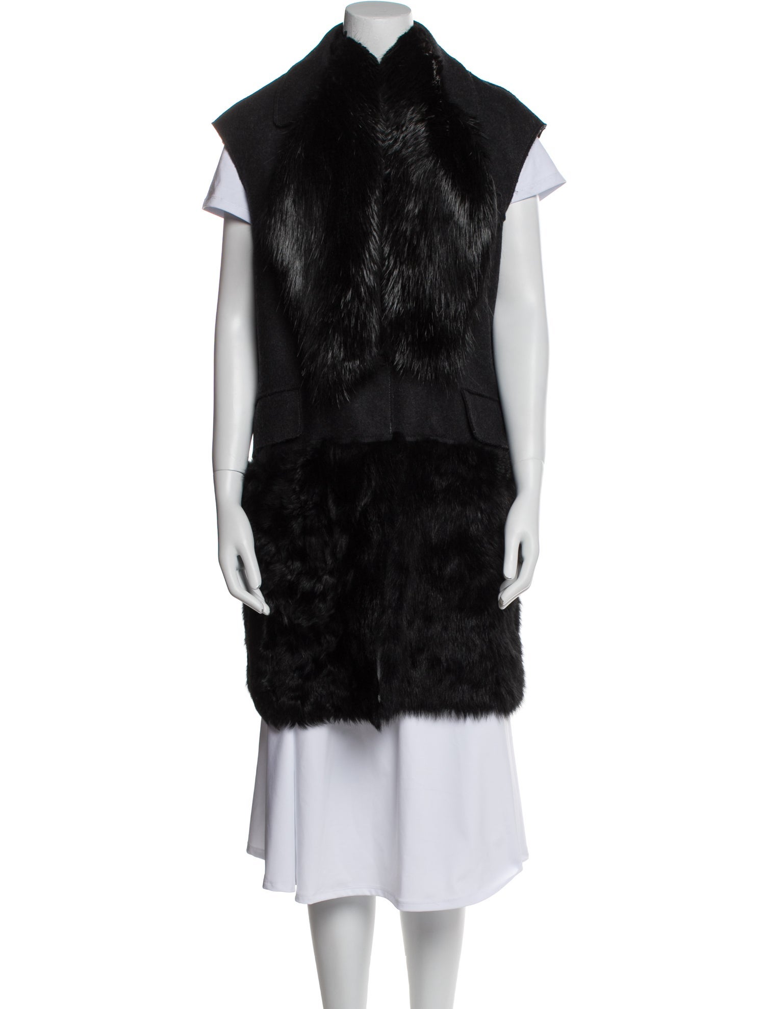 Marni Wool Fur Coat