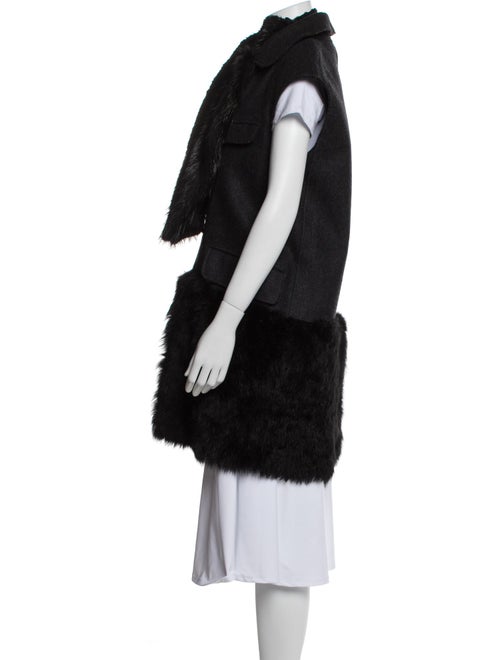 Marni Wool Fur Coat