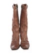 Marni Leather Colorblock Pattern Western Boots