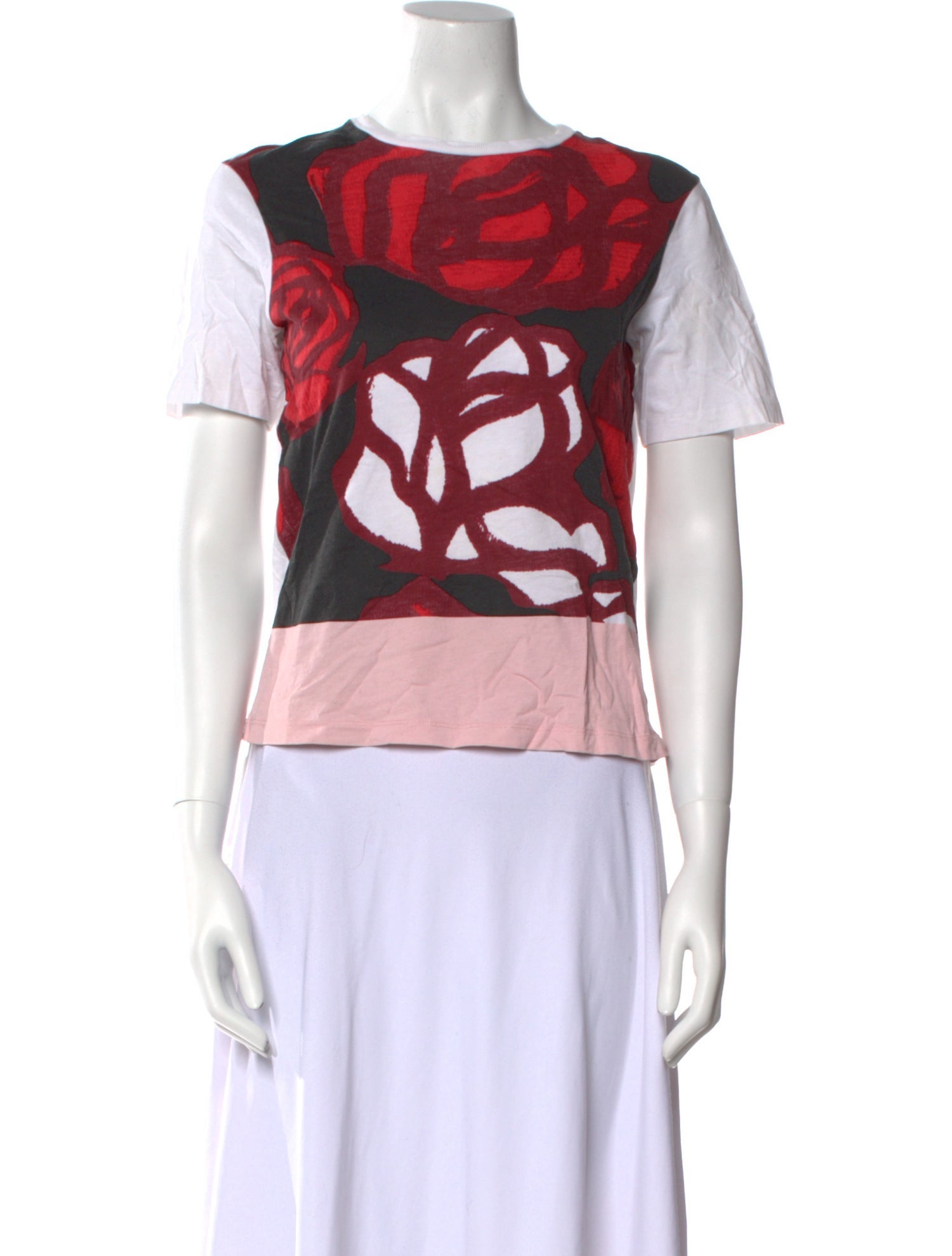 Marni Printed Bateau Neckline T-Shirt