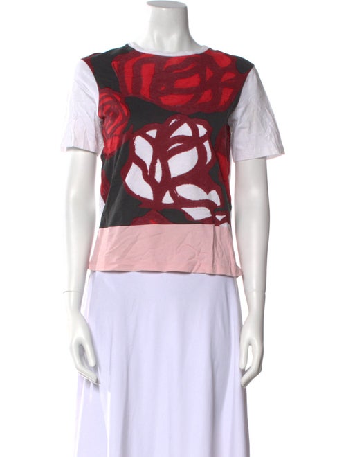 Marni Printed Bateau Neckline T-Shirt