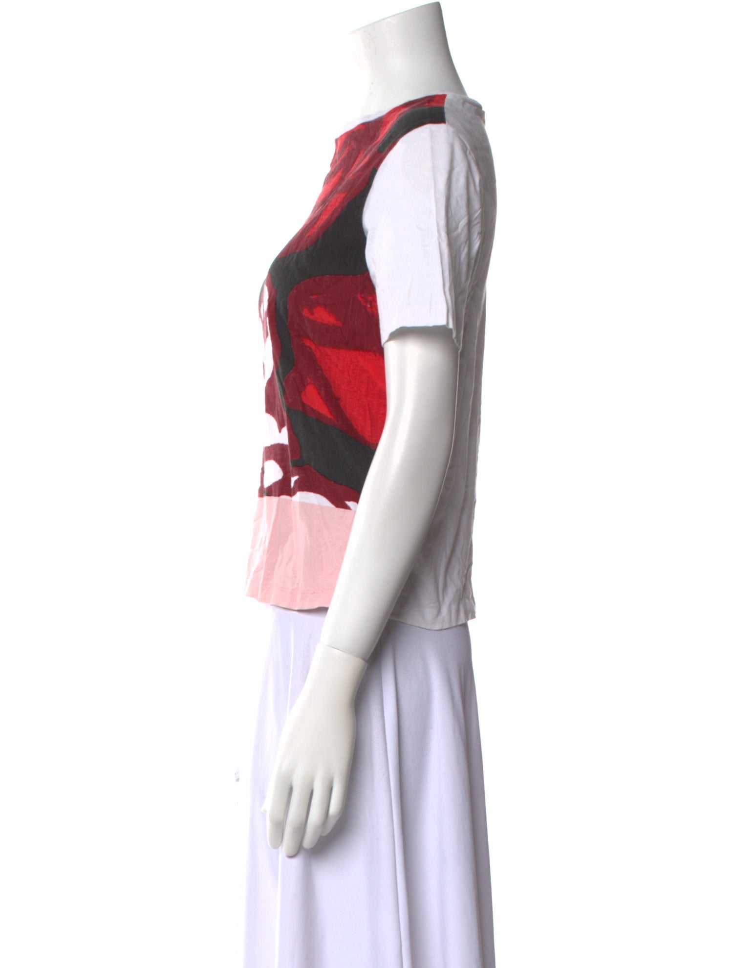 Marni Printed Bateau Neckline T-Shirt