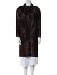 Marni Leather Faux Fur Coat