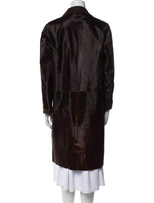 Marni Leather Faux Fur Coat