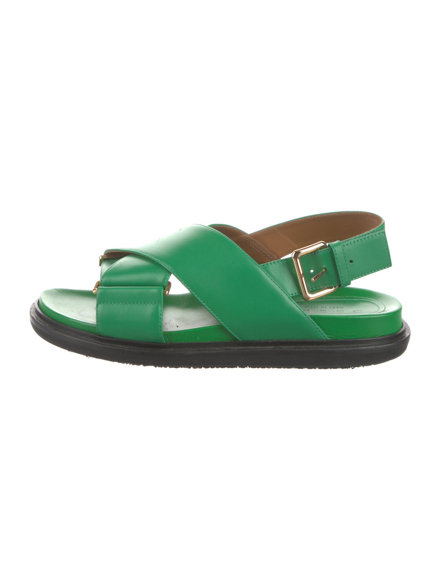 Marni Leather Slingback Sandals