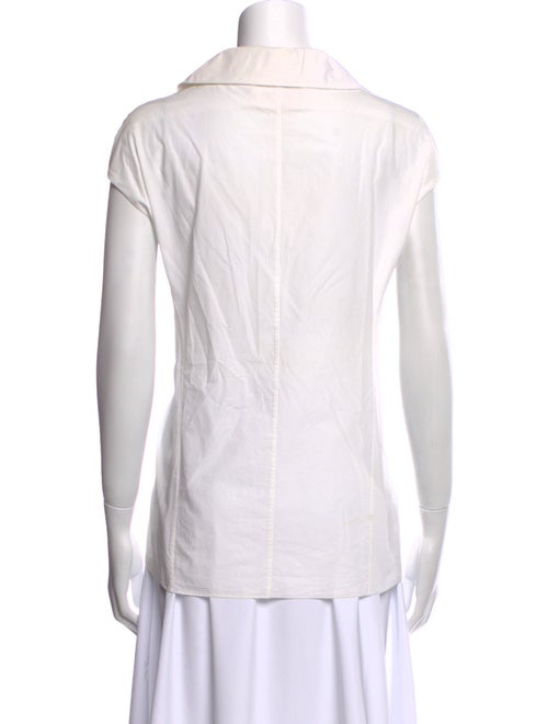 Marni Tie Neck Short Sleeve Blouse