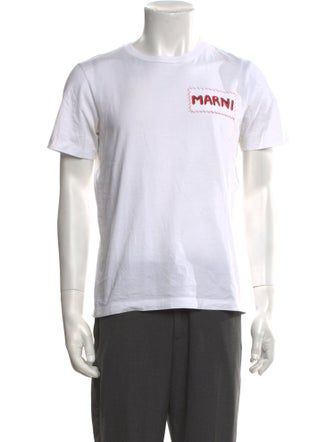 Marni Graphic Print Crew Neck T-Shirt