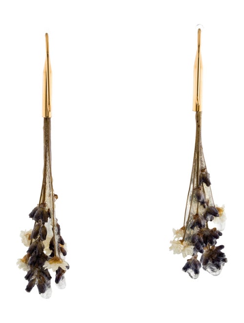 Marni Resin Flower Drop Earrings