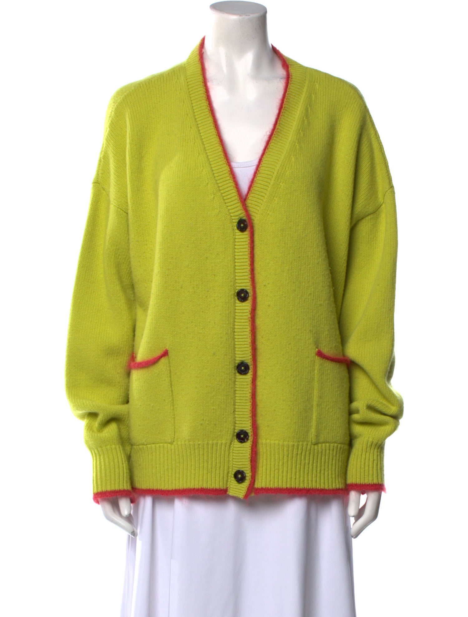 Marni Virgin Wool V-Neck Sweater