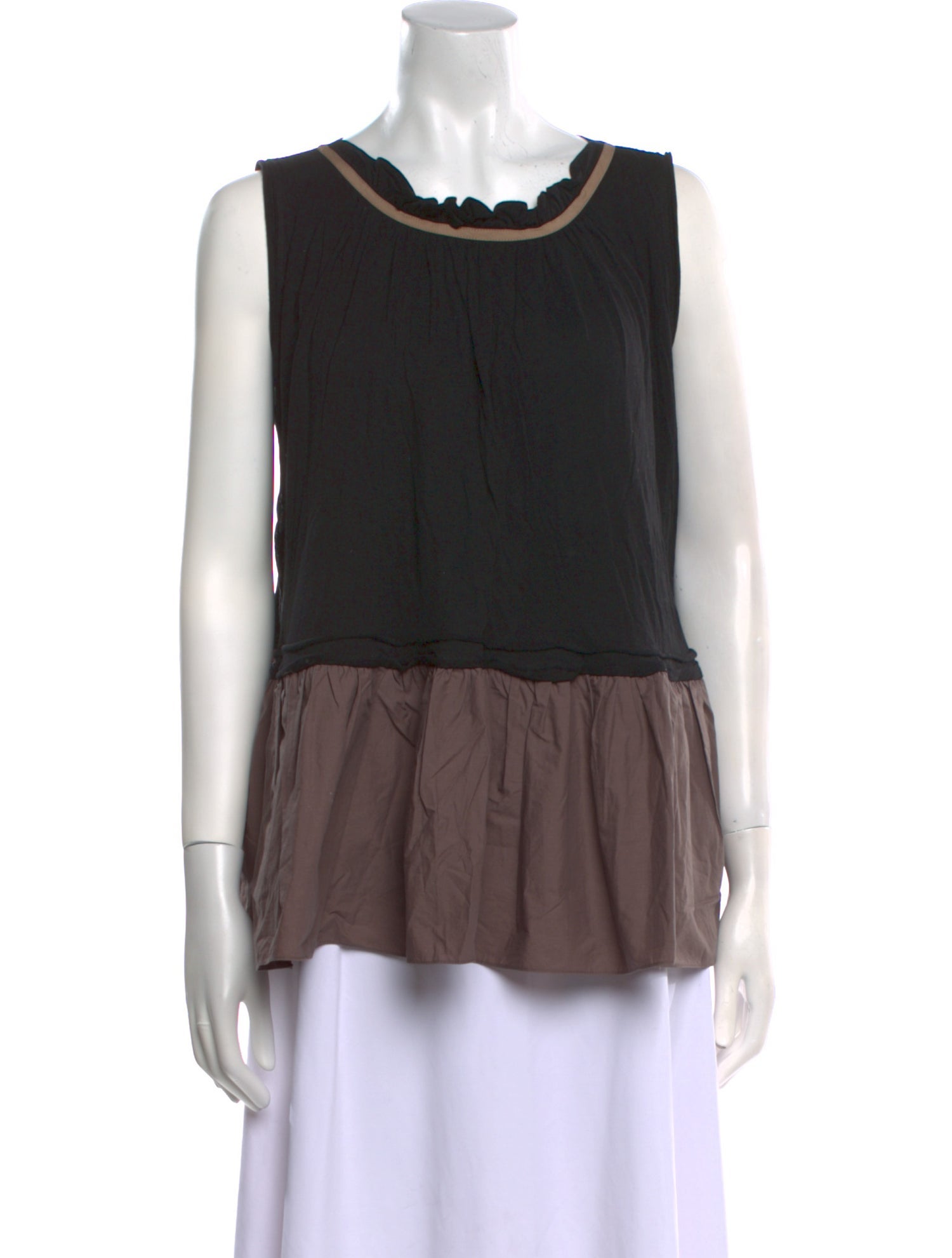 Marni Scoop Neck Sleeveless Top