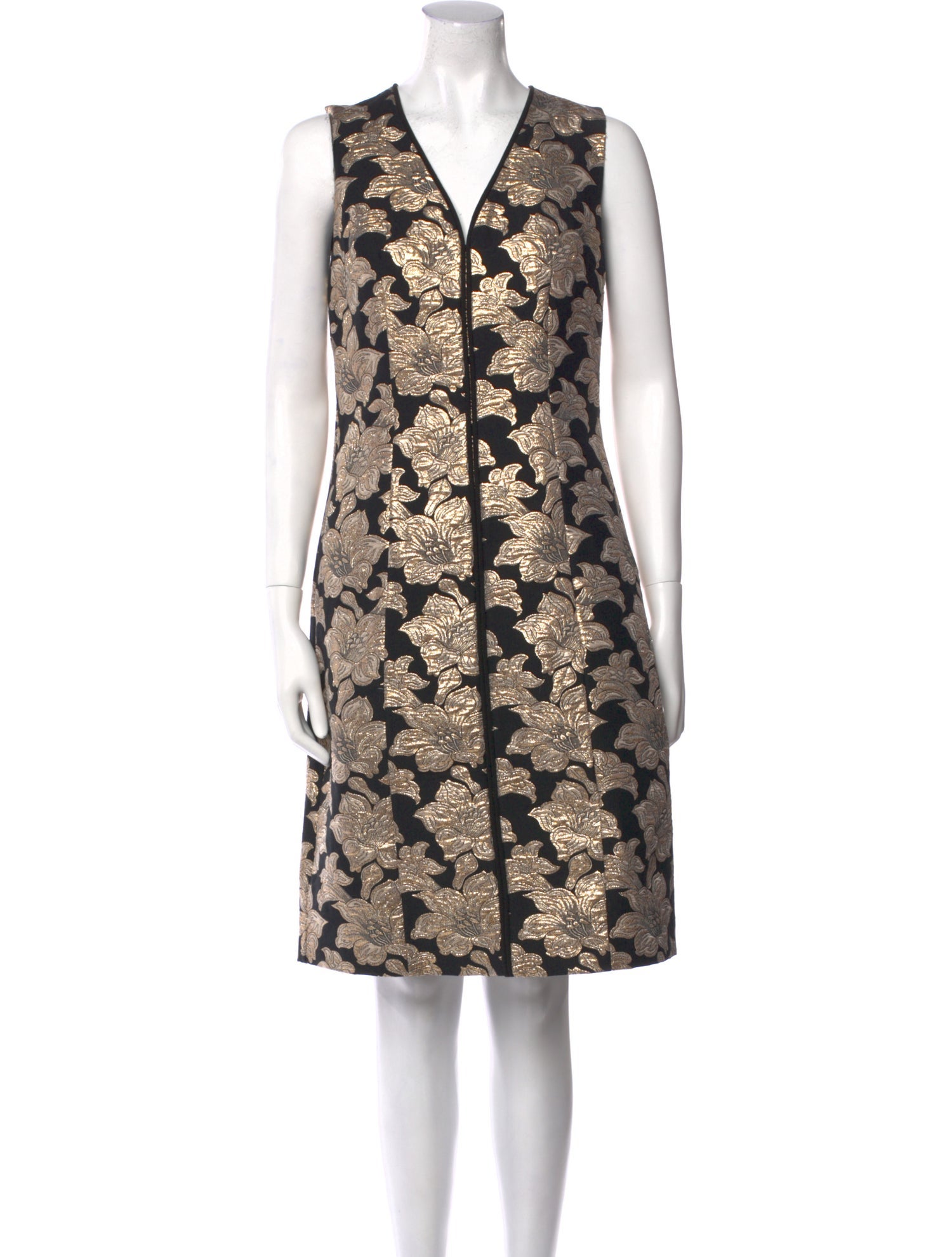 Marni Floral Print Knee-Length Dress