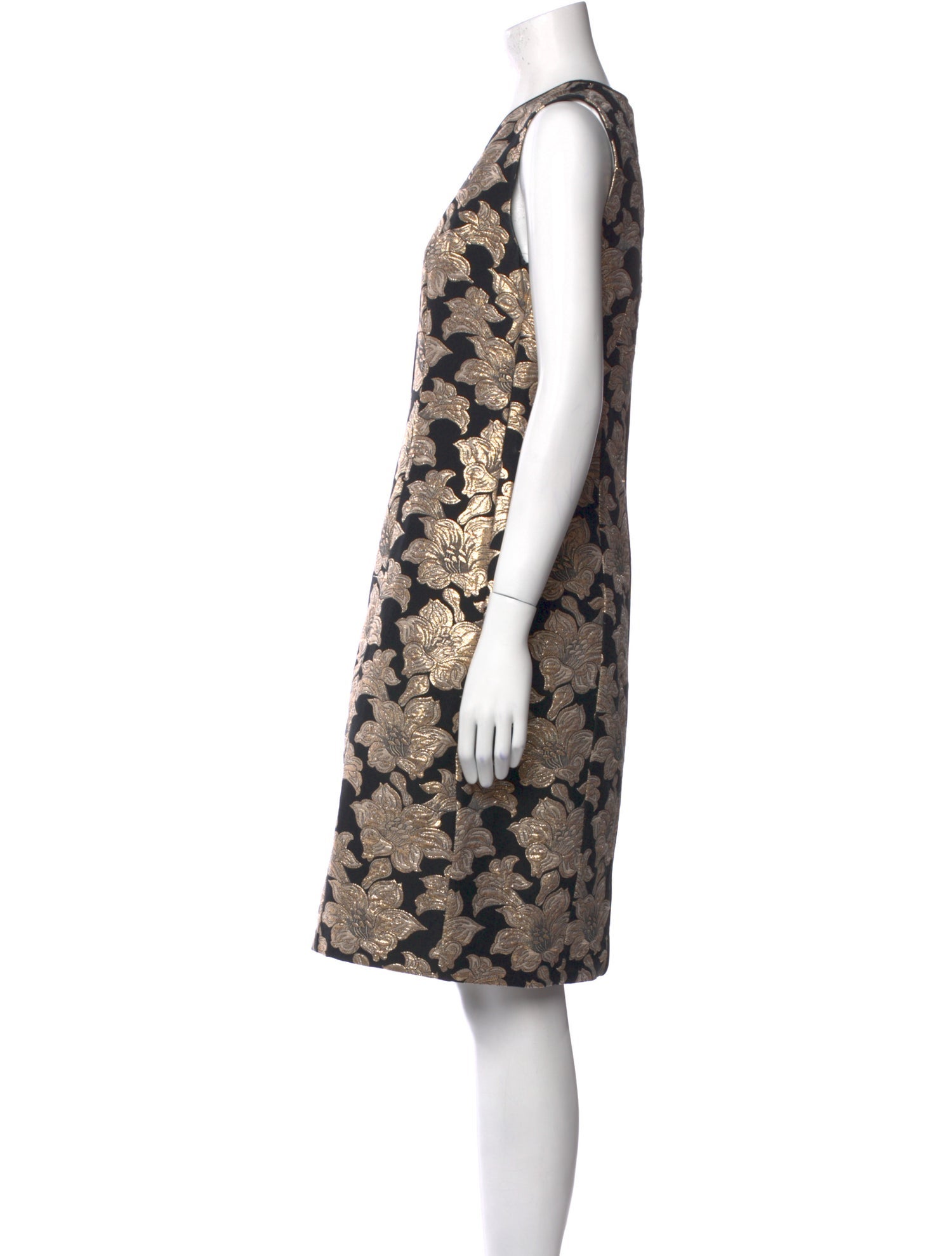 Marni Floral Print Knee-Length Dress