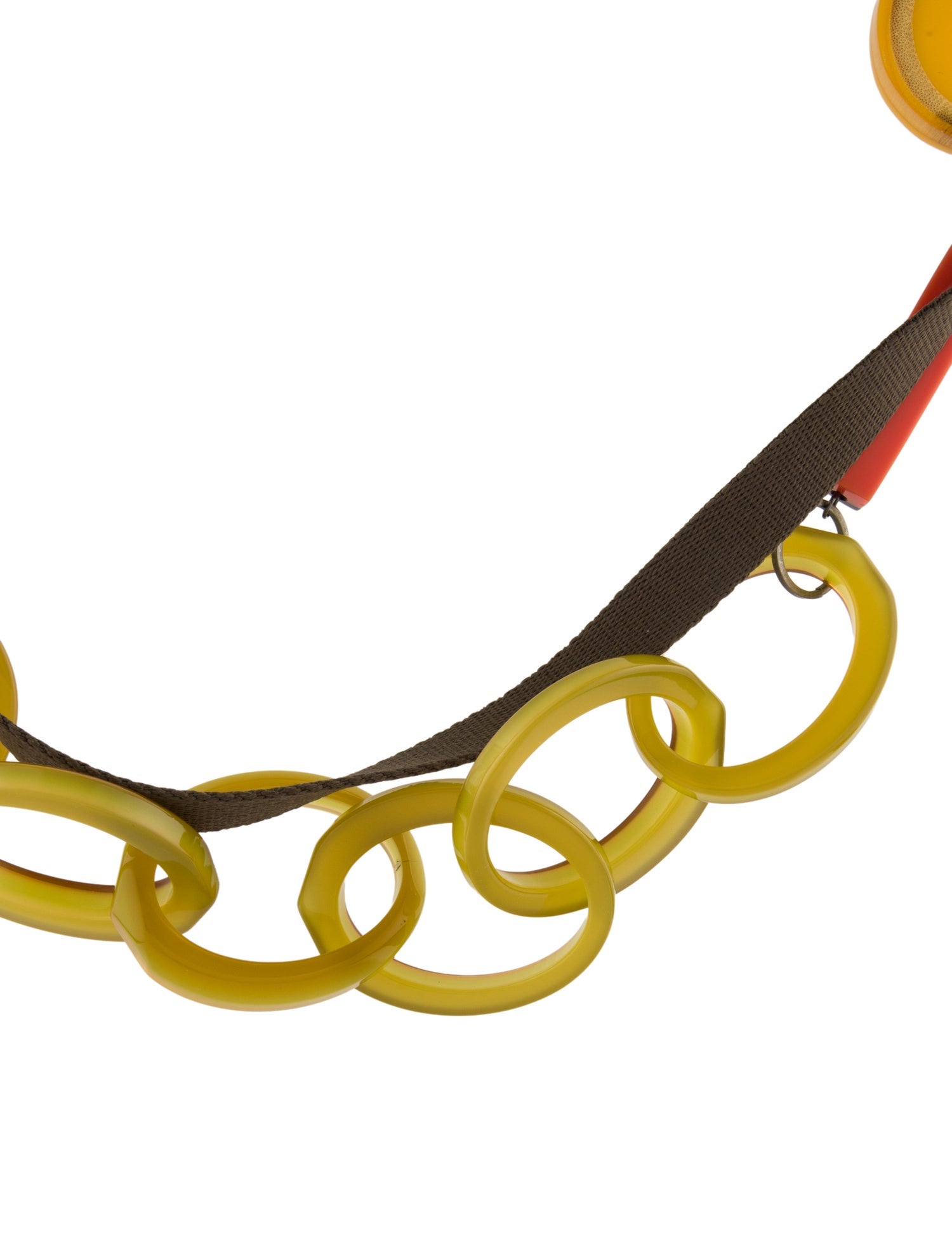 Marni Resin Ribbon Collar Necklace