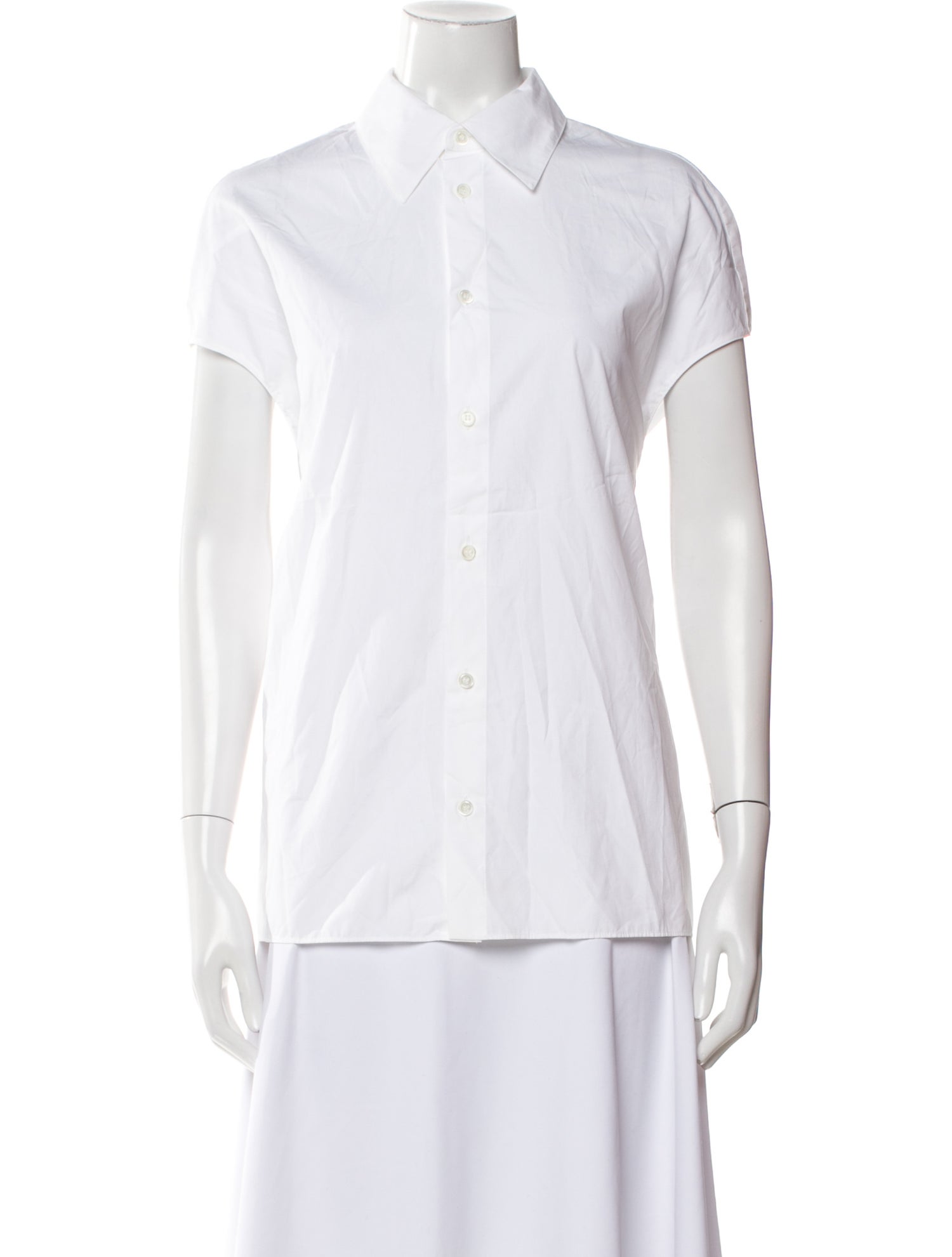 Marni Short Sleeve Button-Up Top