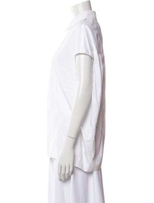 Marni Short Sleeve Button-Up Top