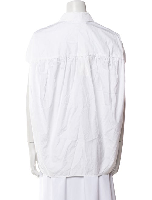 Marni Short Sleeve Button-Up Top