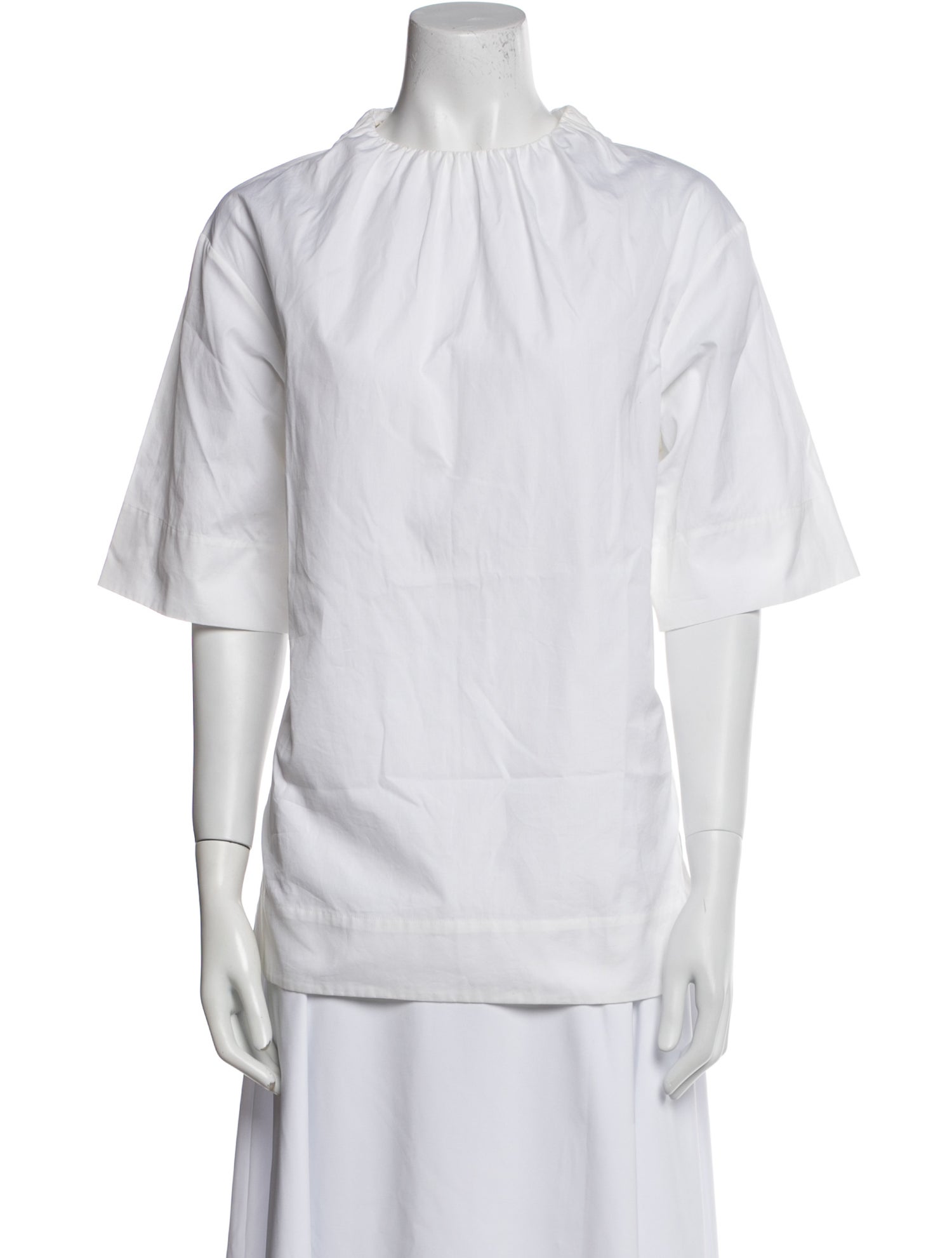 Marni Mock Neck Short Sleeve Tunic