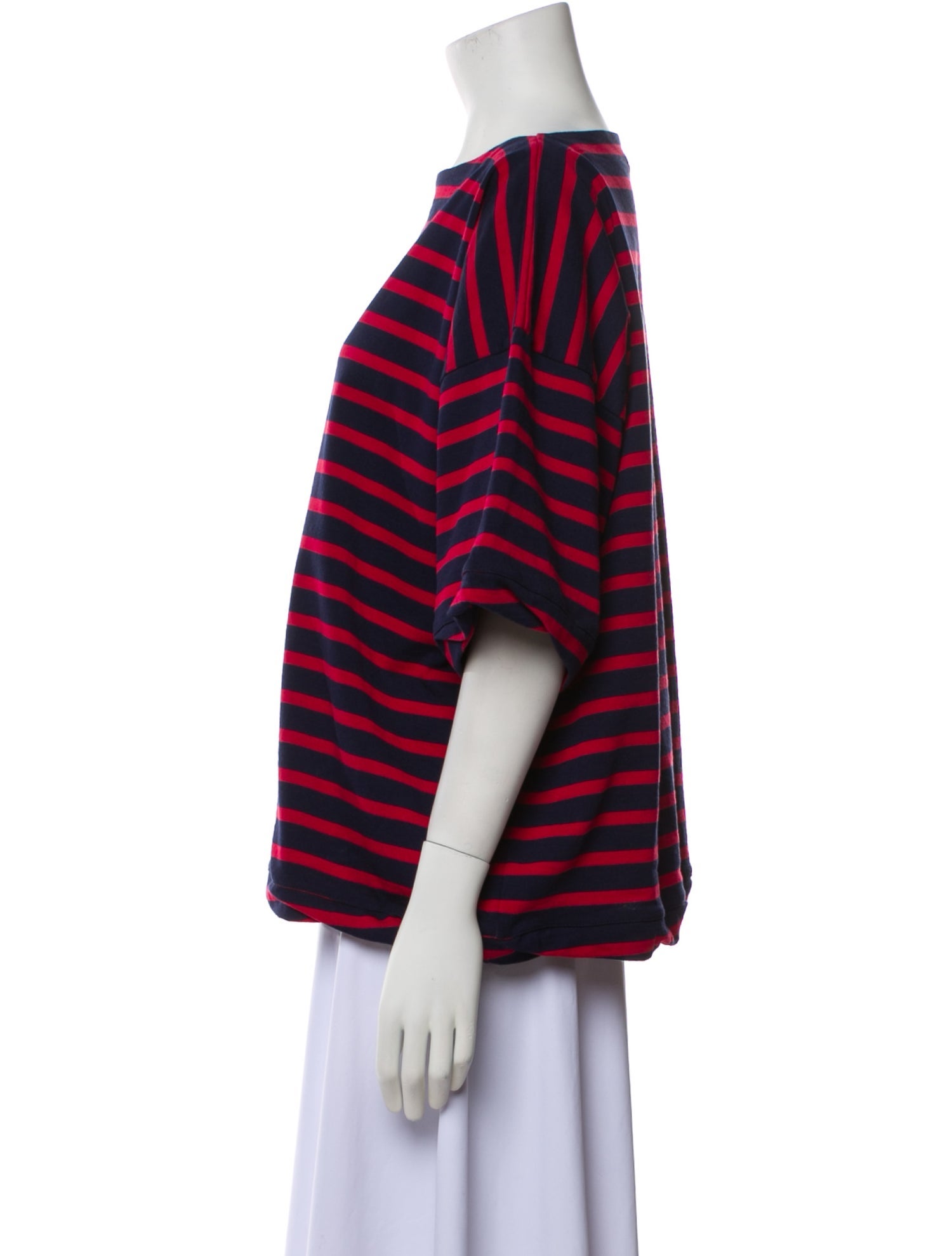 Marni Striped Bateau Neckline T-Shirt