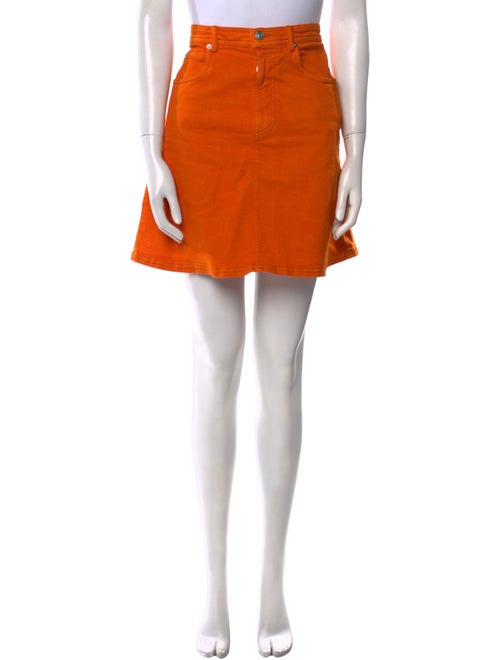 Marni Raw-Edge Trim Mini Skirt