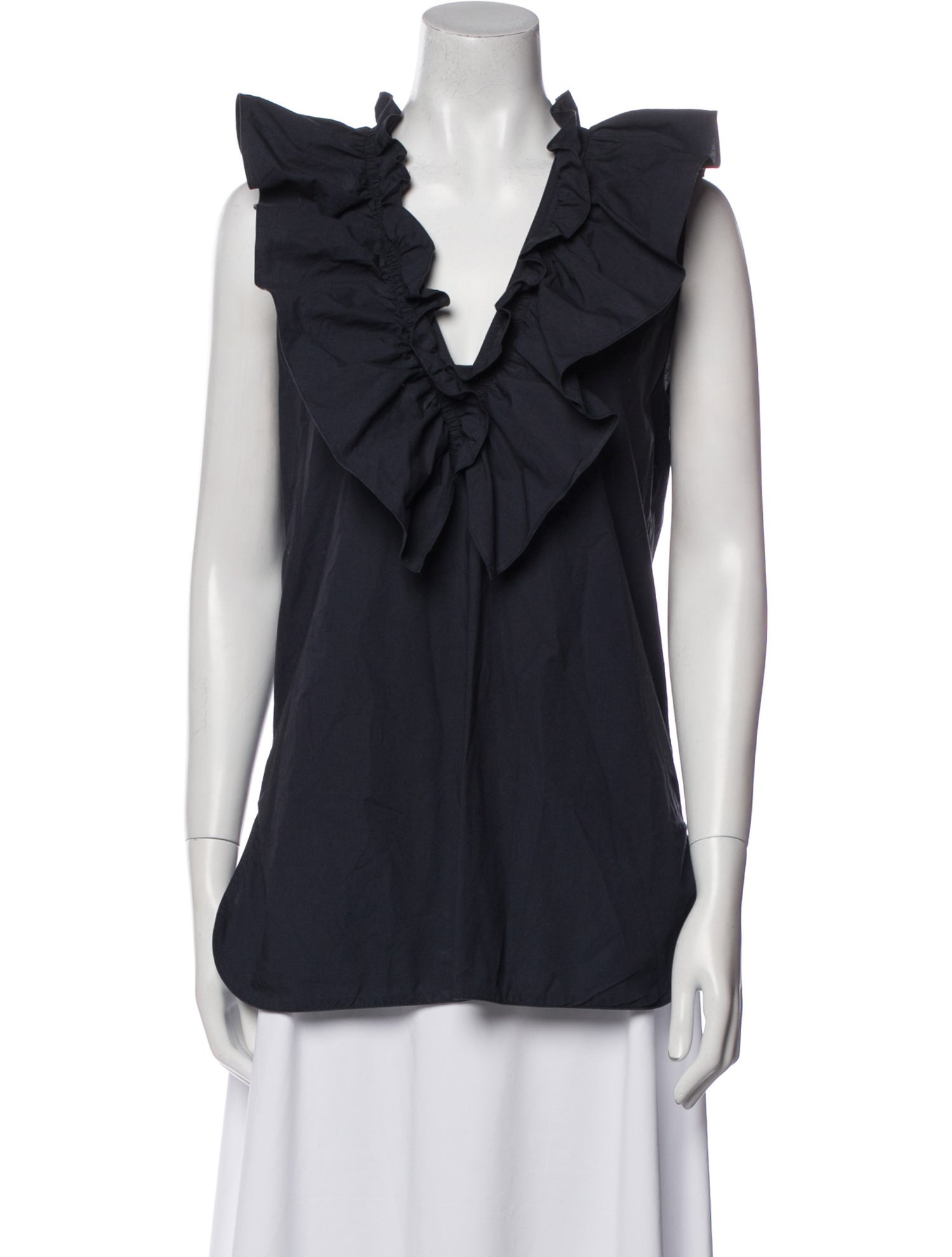 Marni V-Neck Sleeveless Blouse