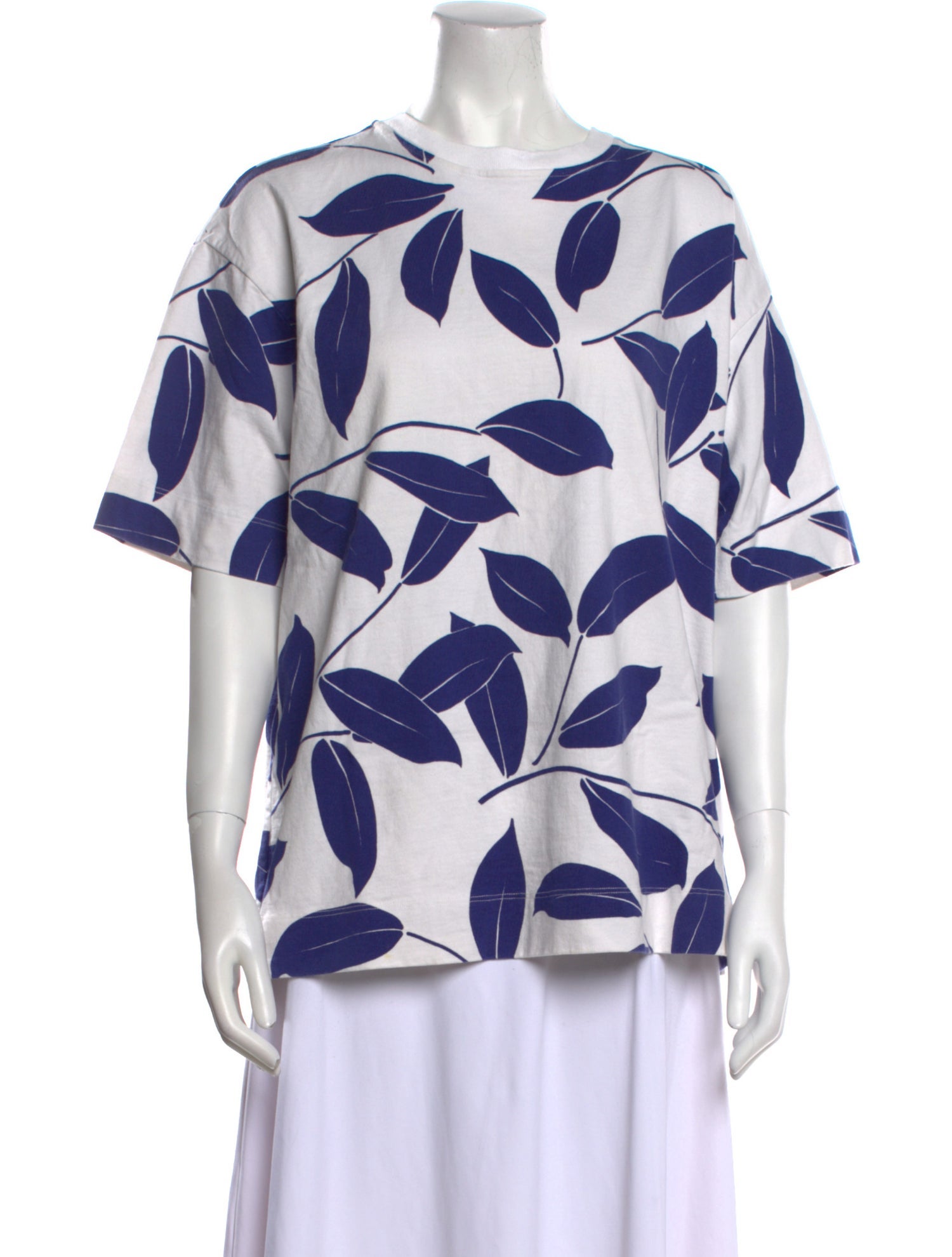 Marni Printed Bateau Neckline Blouse