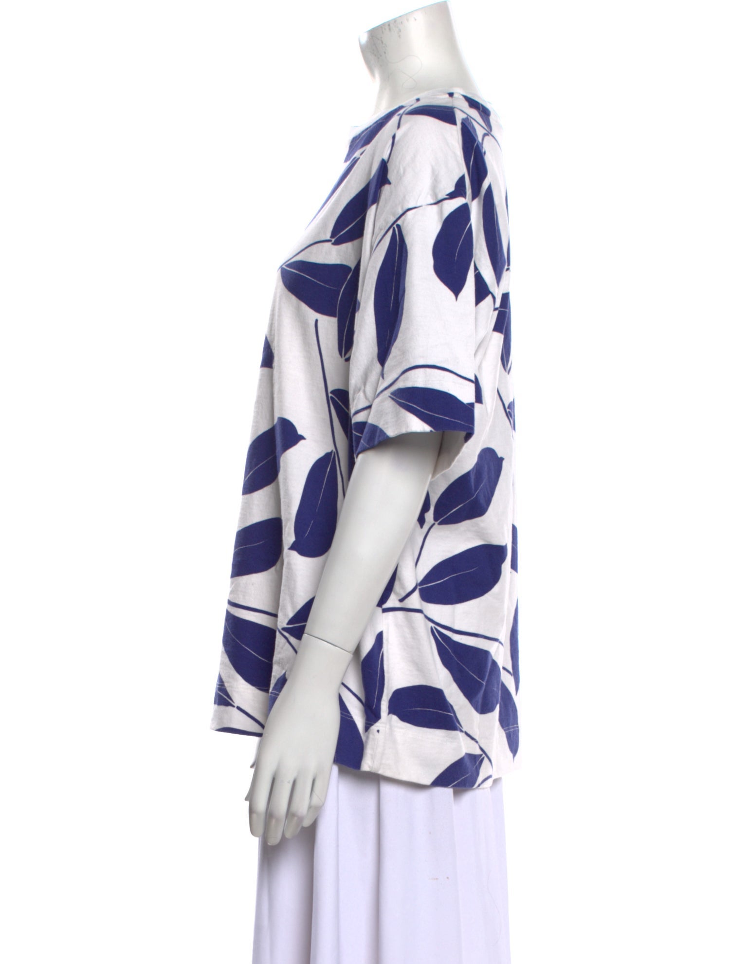 Marni Printed Bateau Neckline Blouse