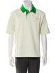 Marni Colorblock Pattern Collar Polo Shirt