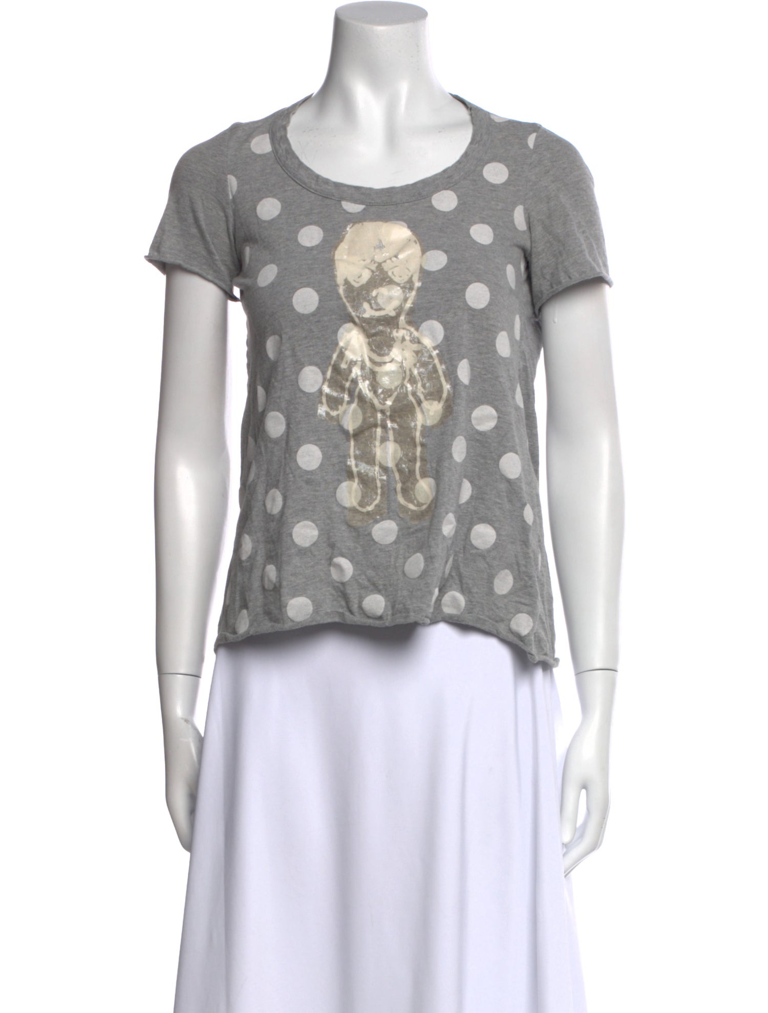 Marni Polka Dot Print Crew Neck T-Shirt