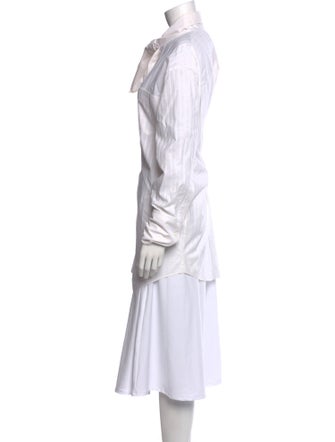 Marni Striped Long Sleeve Button-Up Top