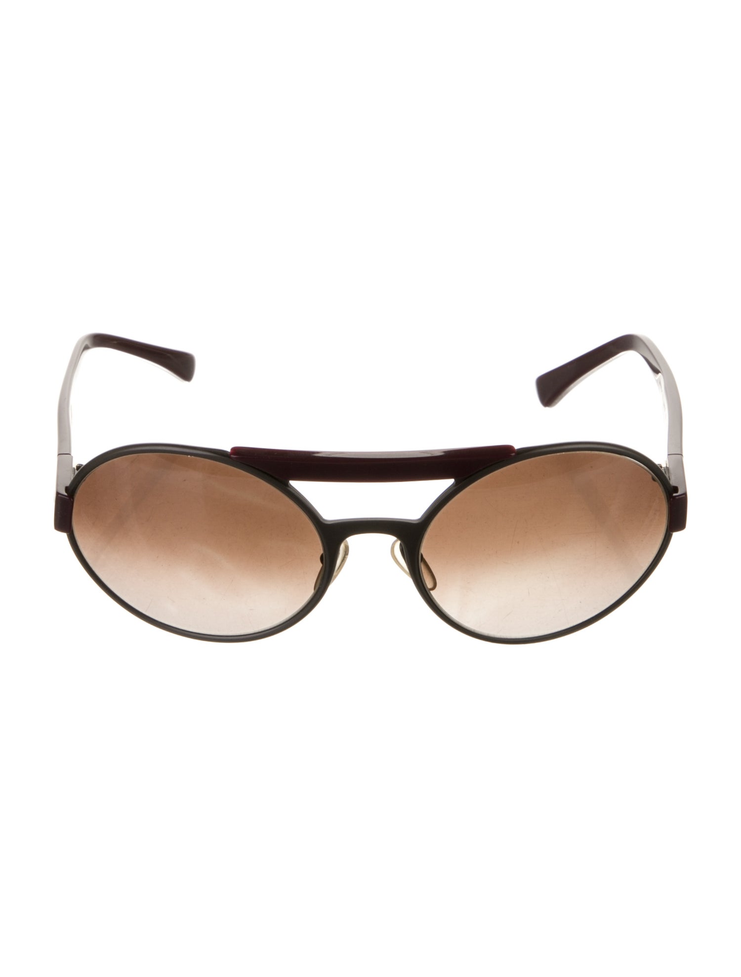 Marni Round Gradient Sunglasses