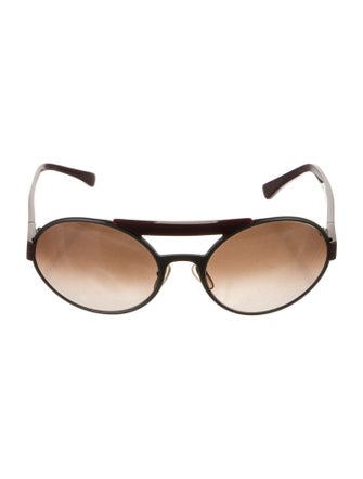 Marni Round Gradient Sunglasses