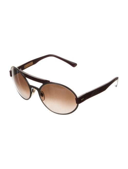 Marni Round Gradient Sunglasses