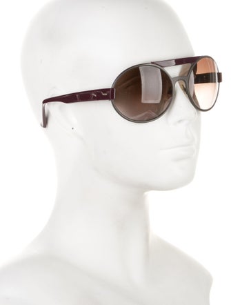 Marni Round Gradient Sunglasses