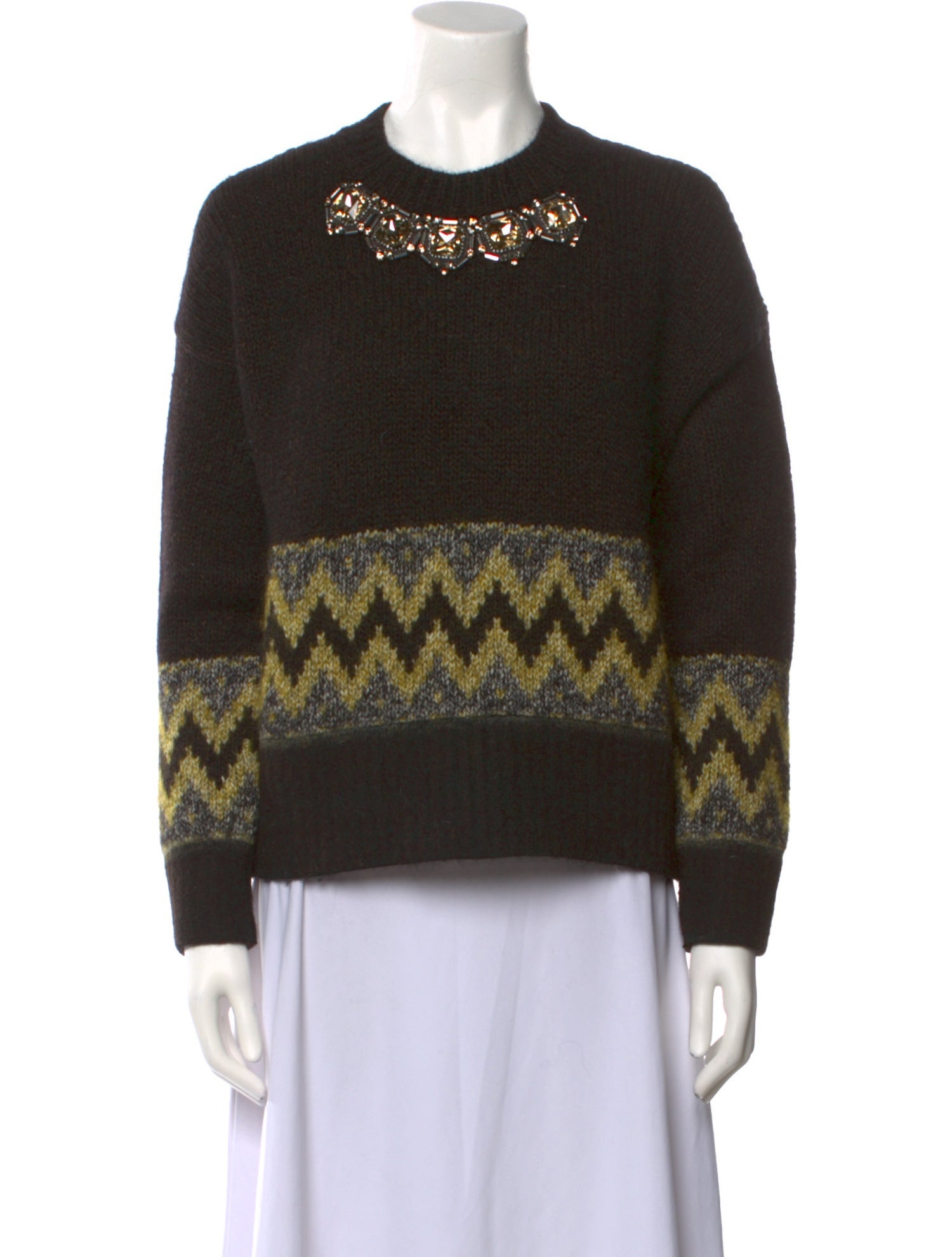 Marni Virgin Wool Printed Sweater