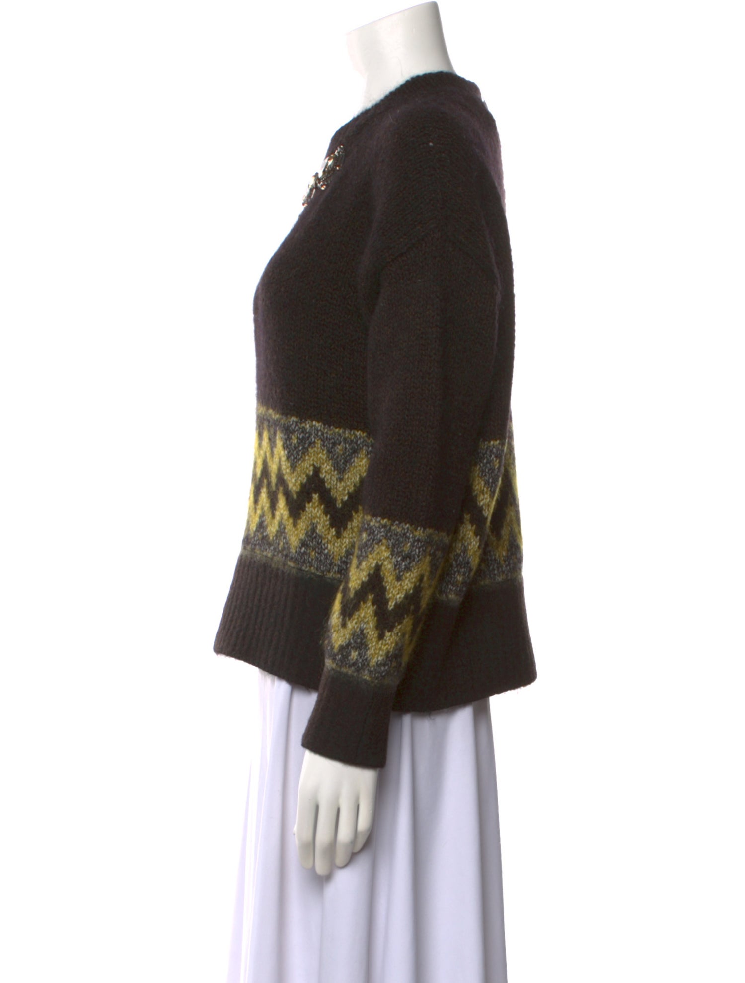 Marni Virgin Wool Printed Sweater