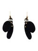 Marni Crystal & Leather Drop Earrings