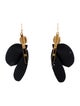 Marni Crystal & Leather Drop Earrings