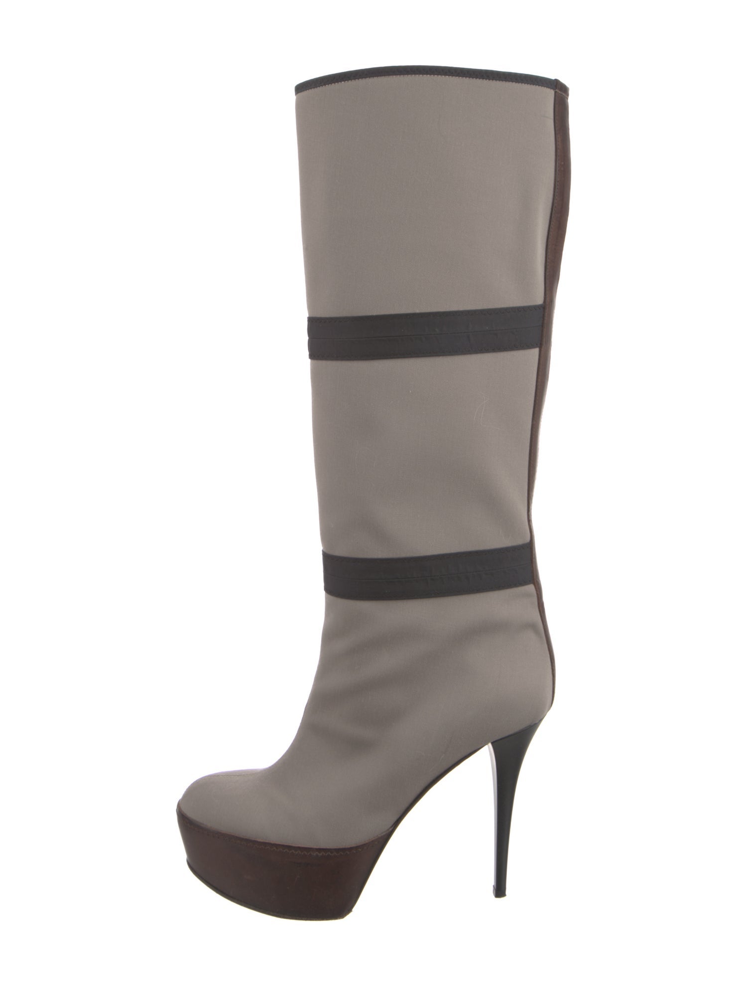 Marni Leather Trim Embellishment Boots