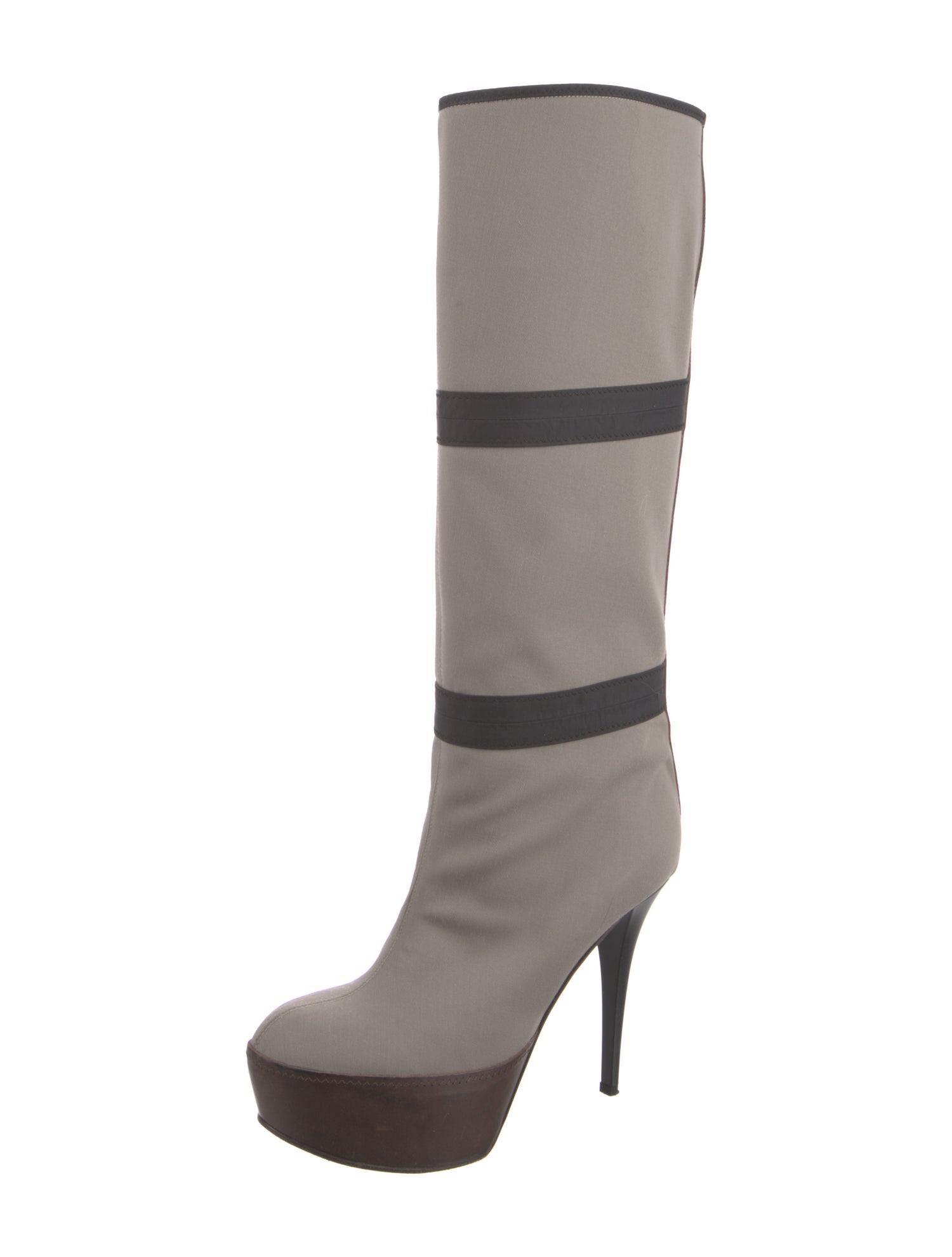 Marni Leather Trim Embellishment Boots