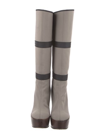 Marni Leather Trim Embellishment Boots