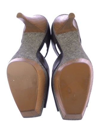 Marni Leather Slingback Sandals